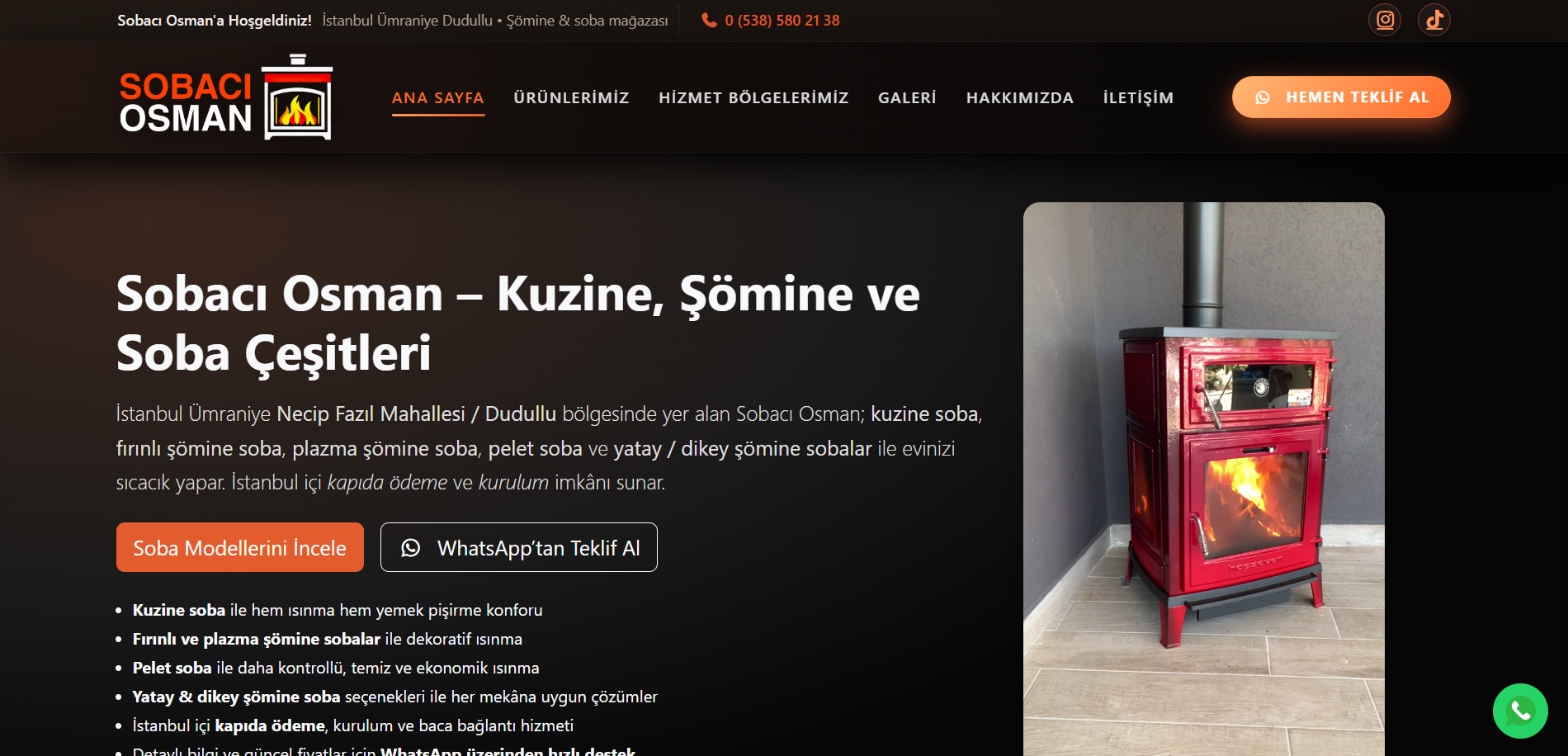 Sobacı Osman - Web Tasarım ve SEO Projesi