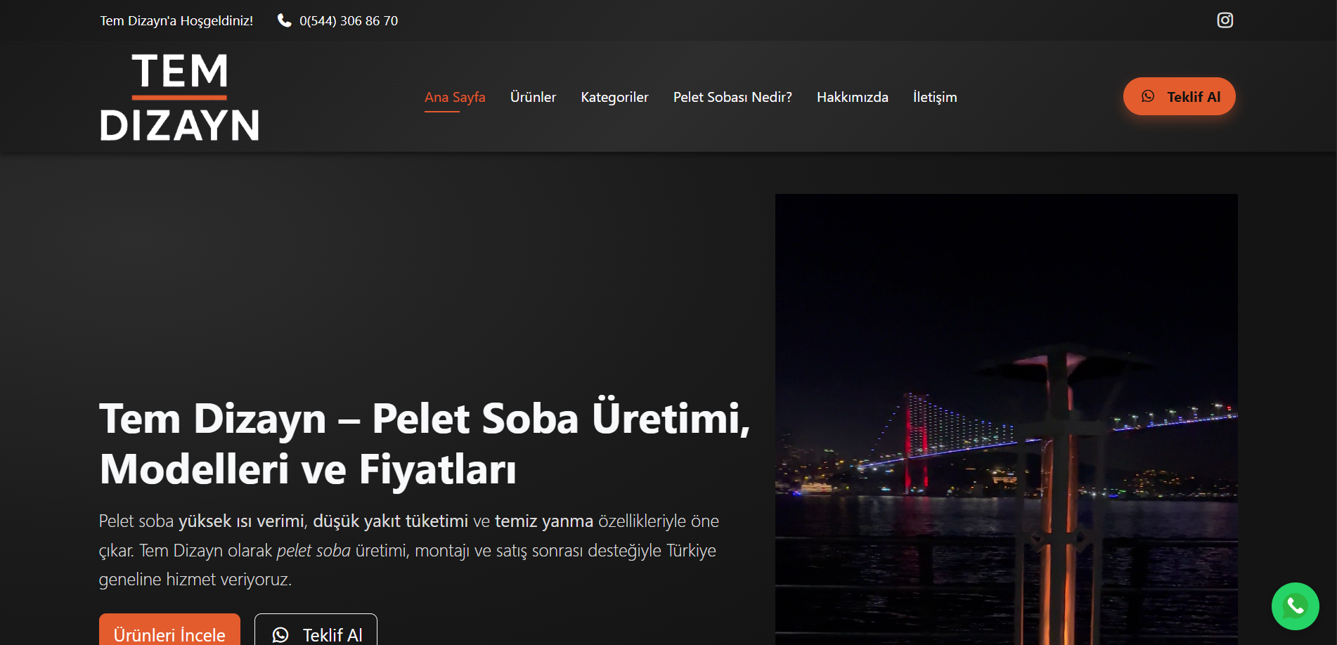 Tem Dizayn - Web Tasarım ve SEO Projesi